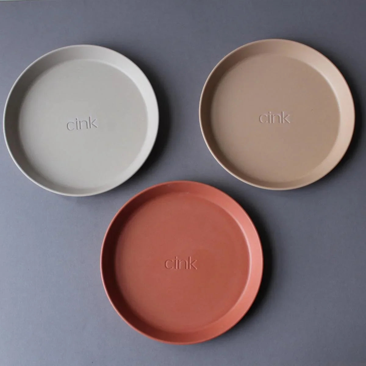 Pack of 3 Bamboo Plates (available in 2 colors)