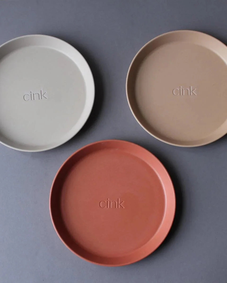 Pack of 3 Bamboo Plates (available in 2 colors)
