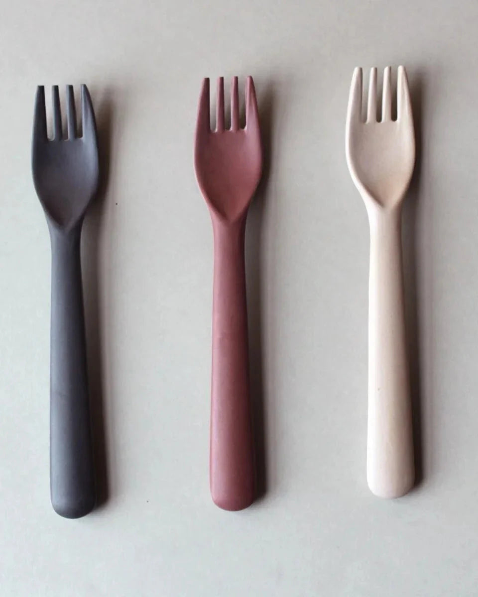Pack of 3 Bamboo Forks (available in 2 colors) 🌿