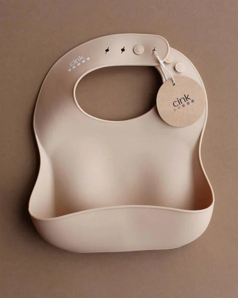 Bib de silicone (available in 5 colors)