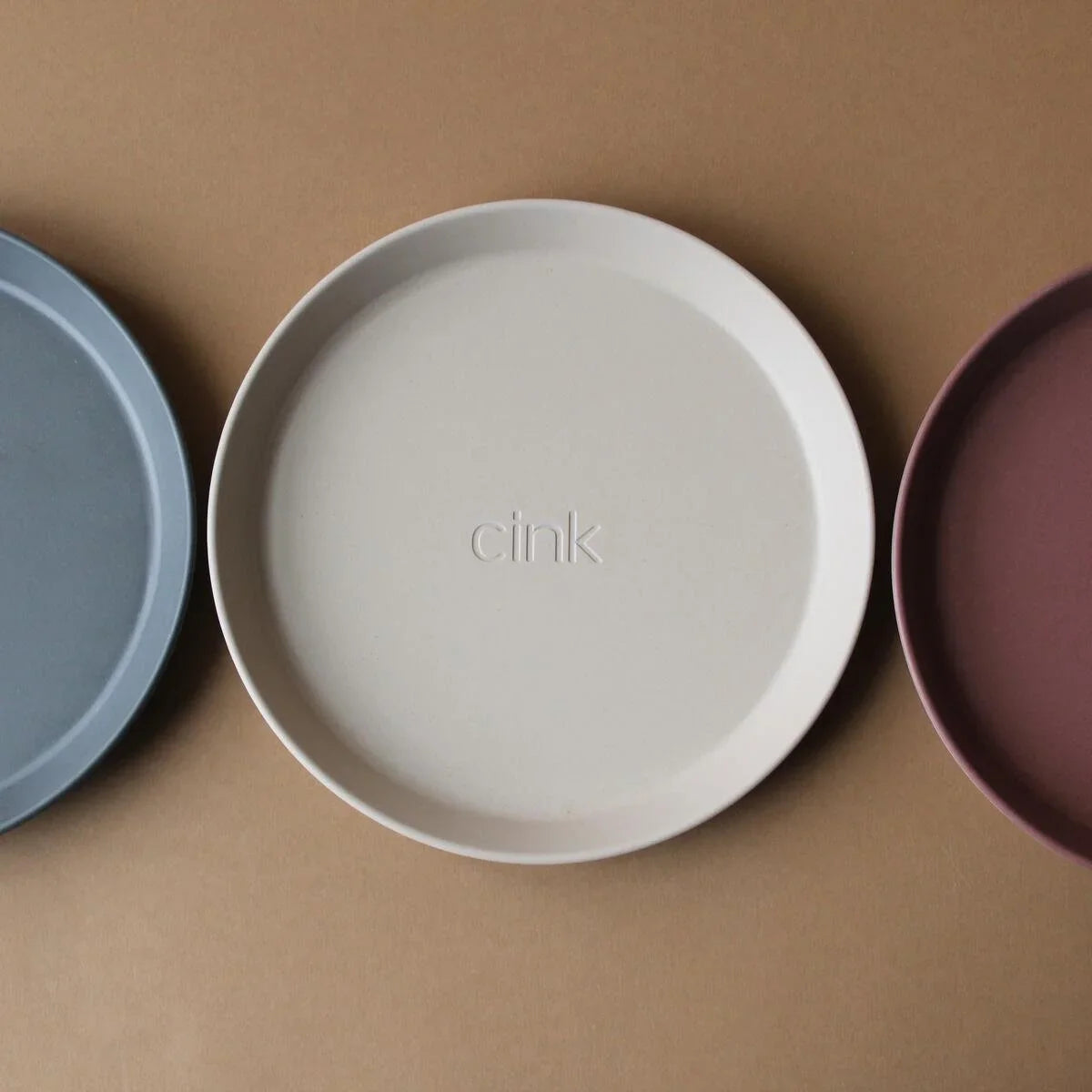 Pack of 3 Bamboo Plates (available in 2 colors)