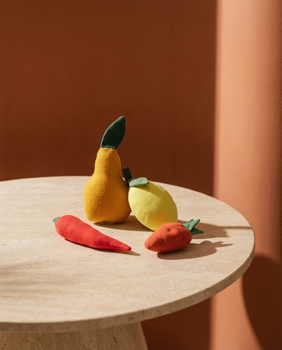 Fabric Toy SPICY FRUITS (4 pieces)