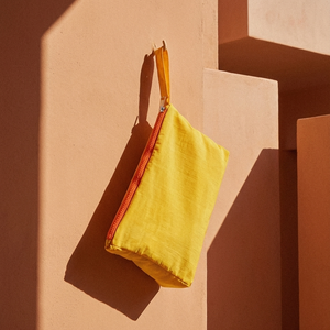 Toiletry Pouch "Organized Chaos" (Yellow) - Your Adventure Helper