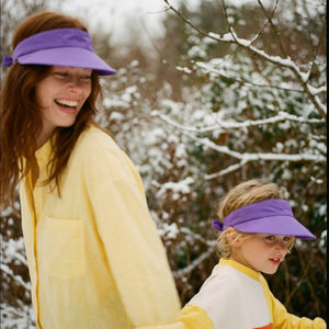 Visera back bow lilac
