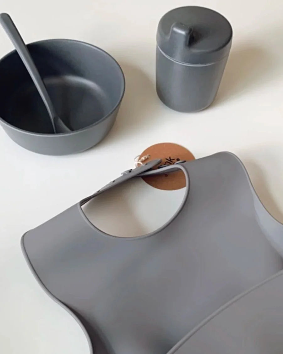 Bib de silicone (available in 5 colors)