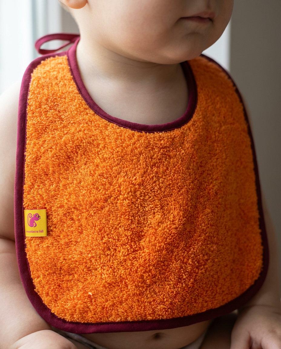 Pack of 2 bibs reversibles cotton