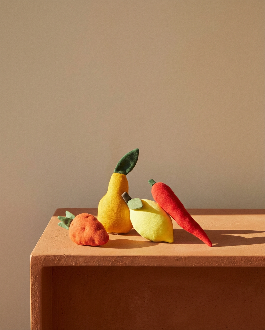 Fabric Toy SPICY FRUITS (4 pieces)