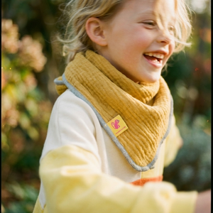 Muslin de Organic Cotton CURRY & AZUL