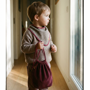 Multi-Purpose Bag ROMA corduroy burgundy