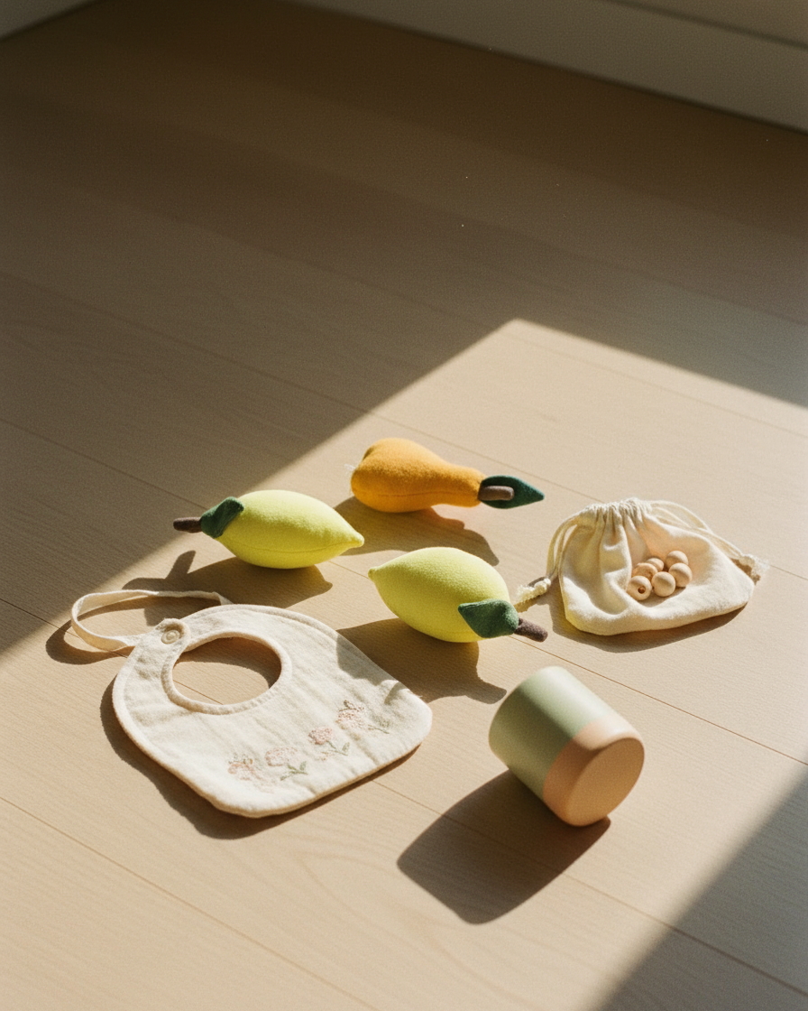 Linen Toy LEMON (1 piece)
