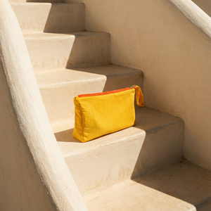 Toiletry Pouch "Organized Chaos" (Yellow) - Your Adventure Helper