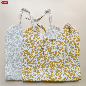Pack of 2 bibs grandes de muslin