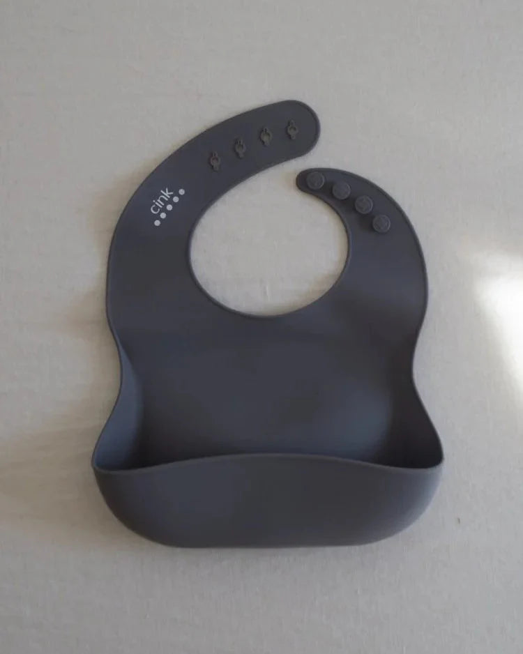 Bib de silicone (available in 5 colors)