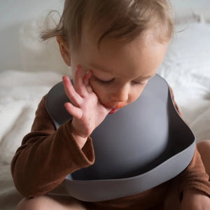 Bib de silicone (available in 5 colors)