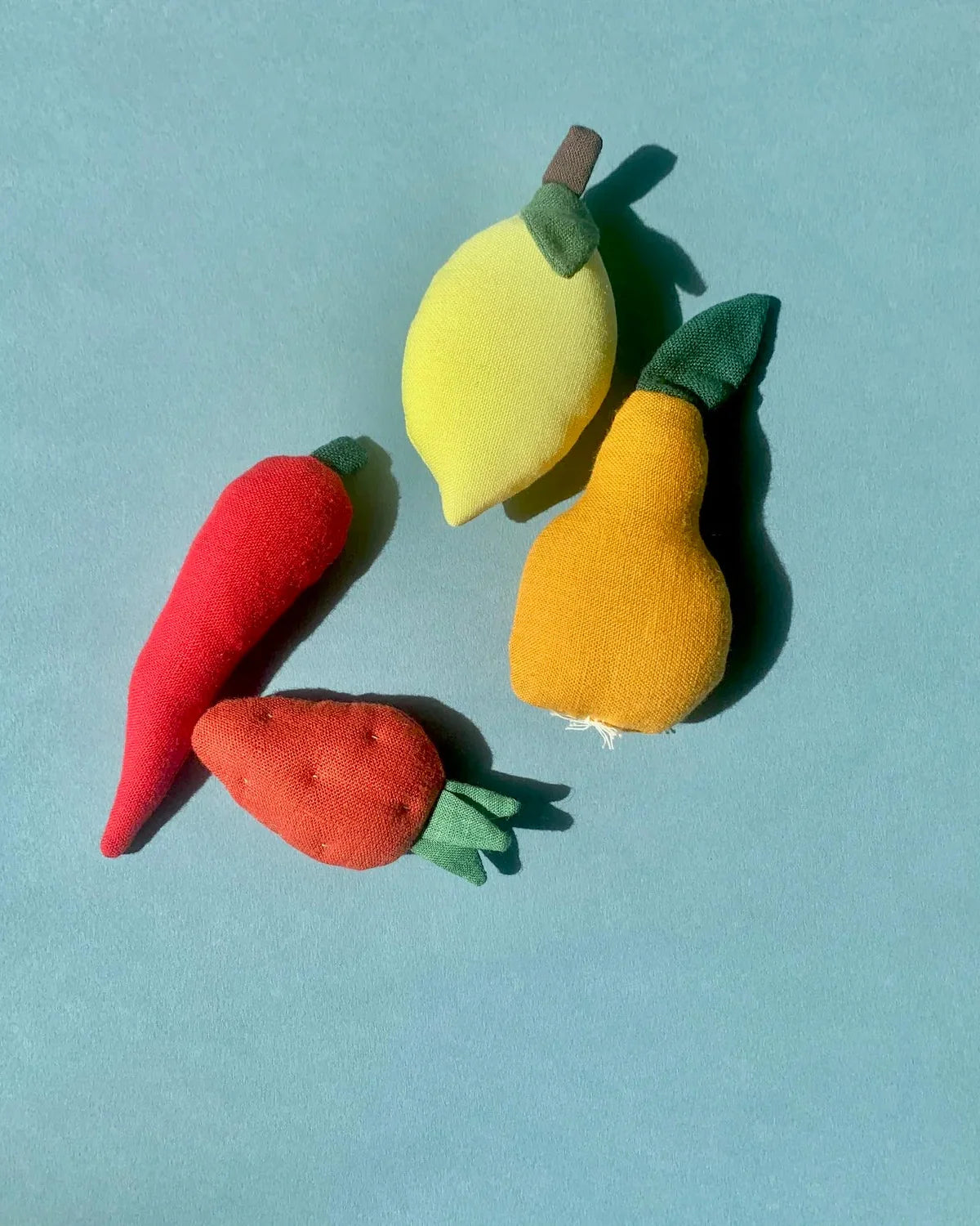 Fabric Toy SPICY FRUITS (4 pieces)