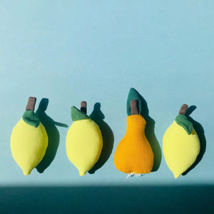 Fabric Toy PEAR (1 piece)