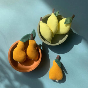 Fabric Toy PEAR (1 piece)