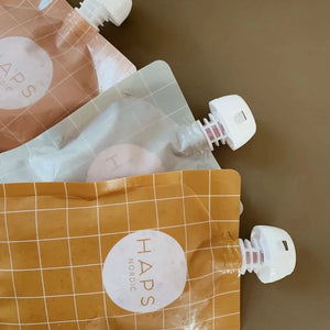 Pack of 3 Refillable Smoothie Pouches - Kit x 3 pcs. (available in 2 colors)