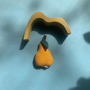 Fabric Toy PEAR (1 piece)