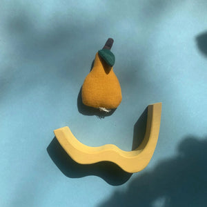 Fabric Toy PEAR (1 piece)