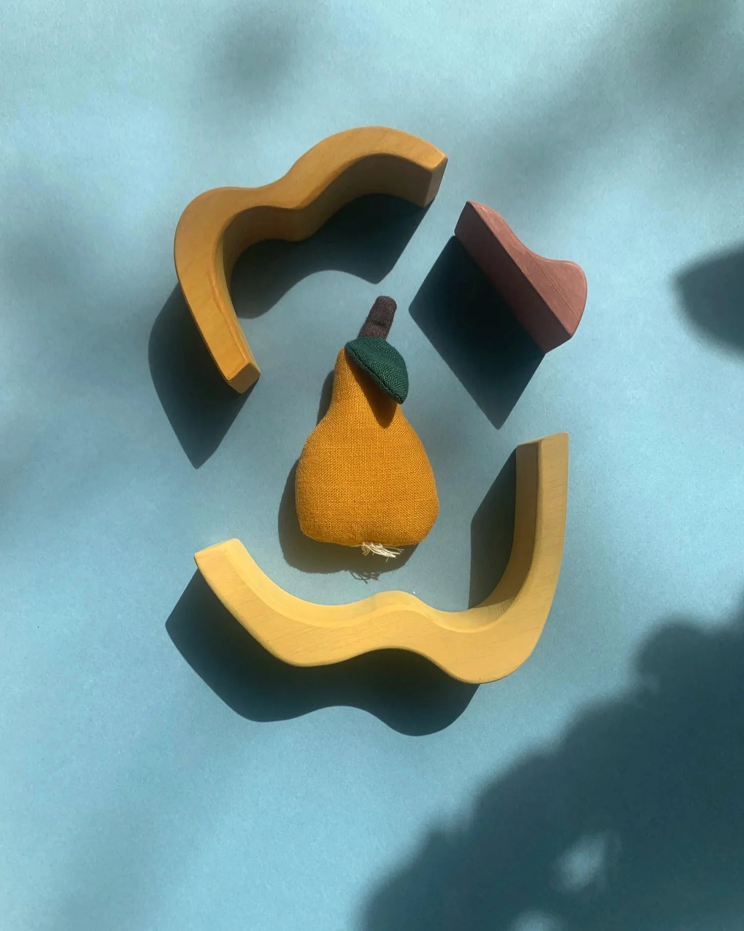 Fabric Toy PEAR (1 piece)
