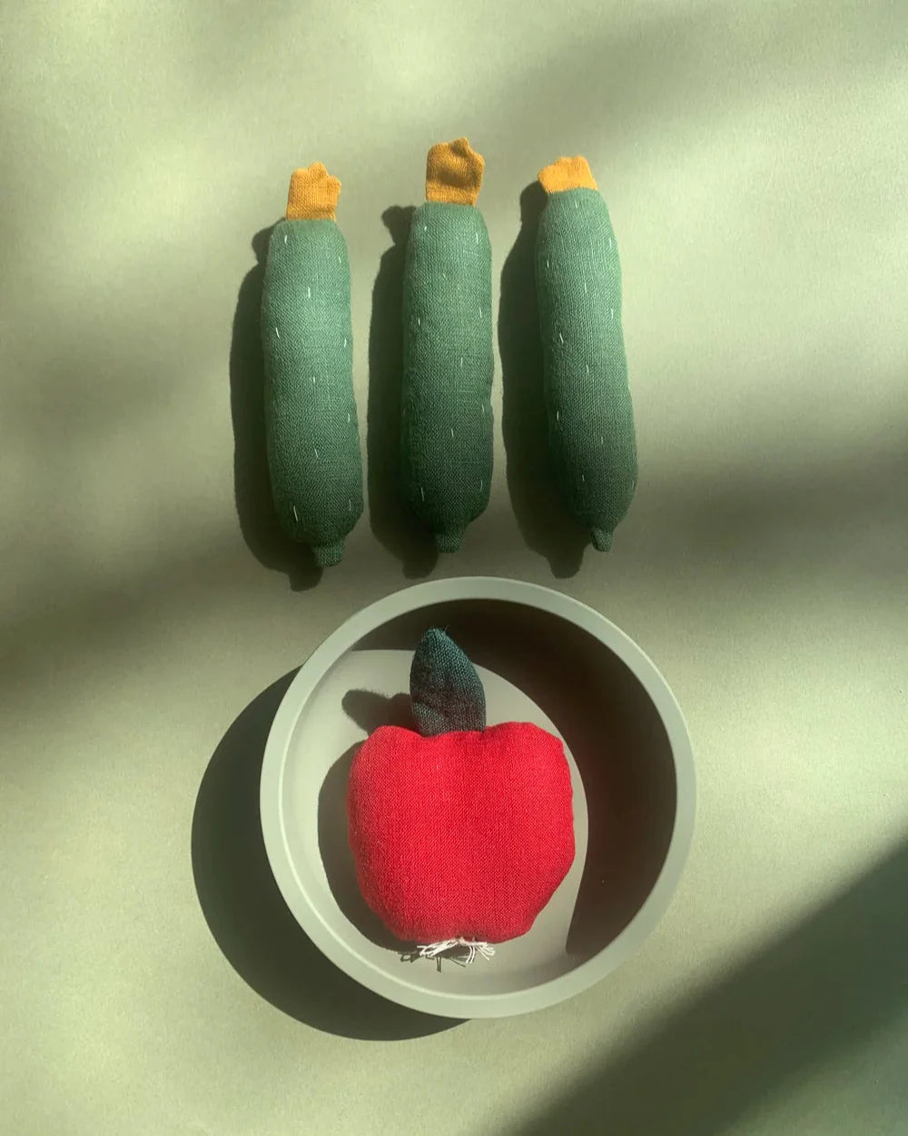 Fabric Toy CUCUMBER (1 piece)