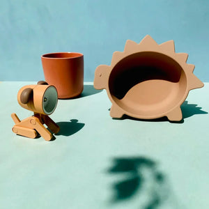 Dino Silicone Small Plate (available in 3 colors) 🦕