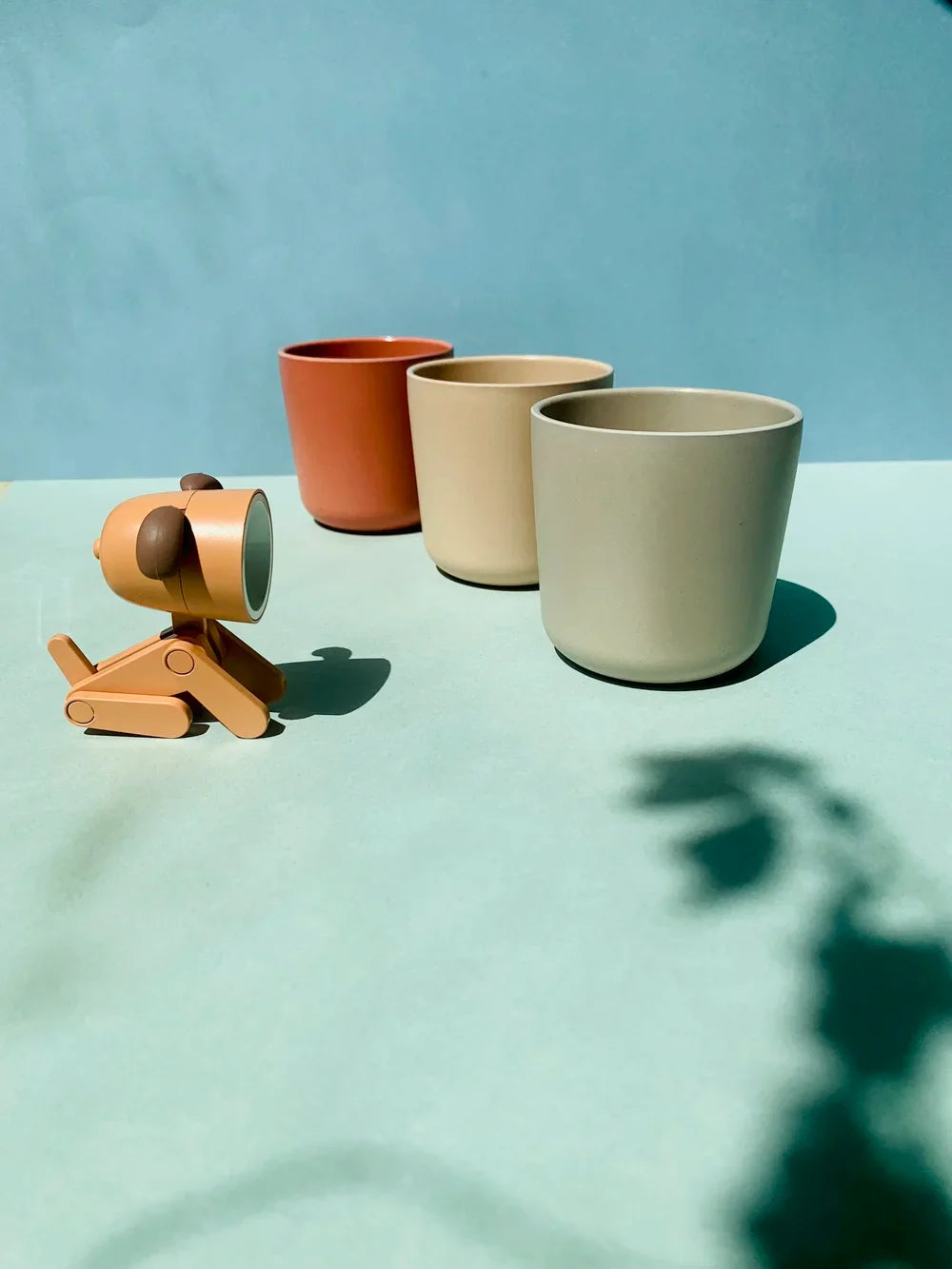 Pack of 3 Bamboo Cups (available in 2 colors)