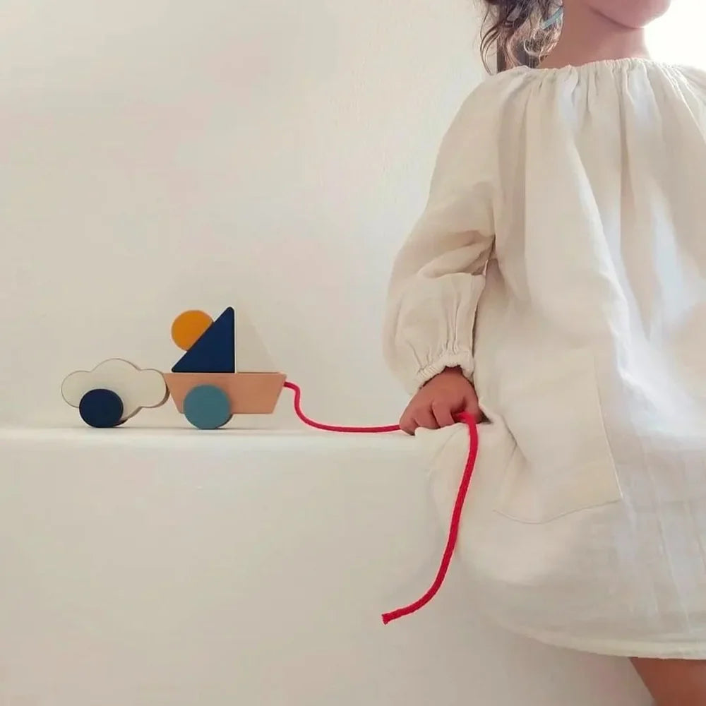 Wooden Toy "BOAT AND CLOUD"