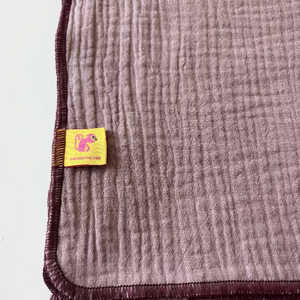 Muslin de organic cotton MALVA EMPOLVADO