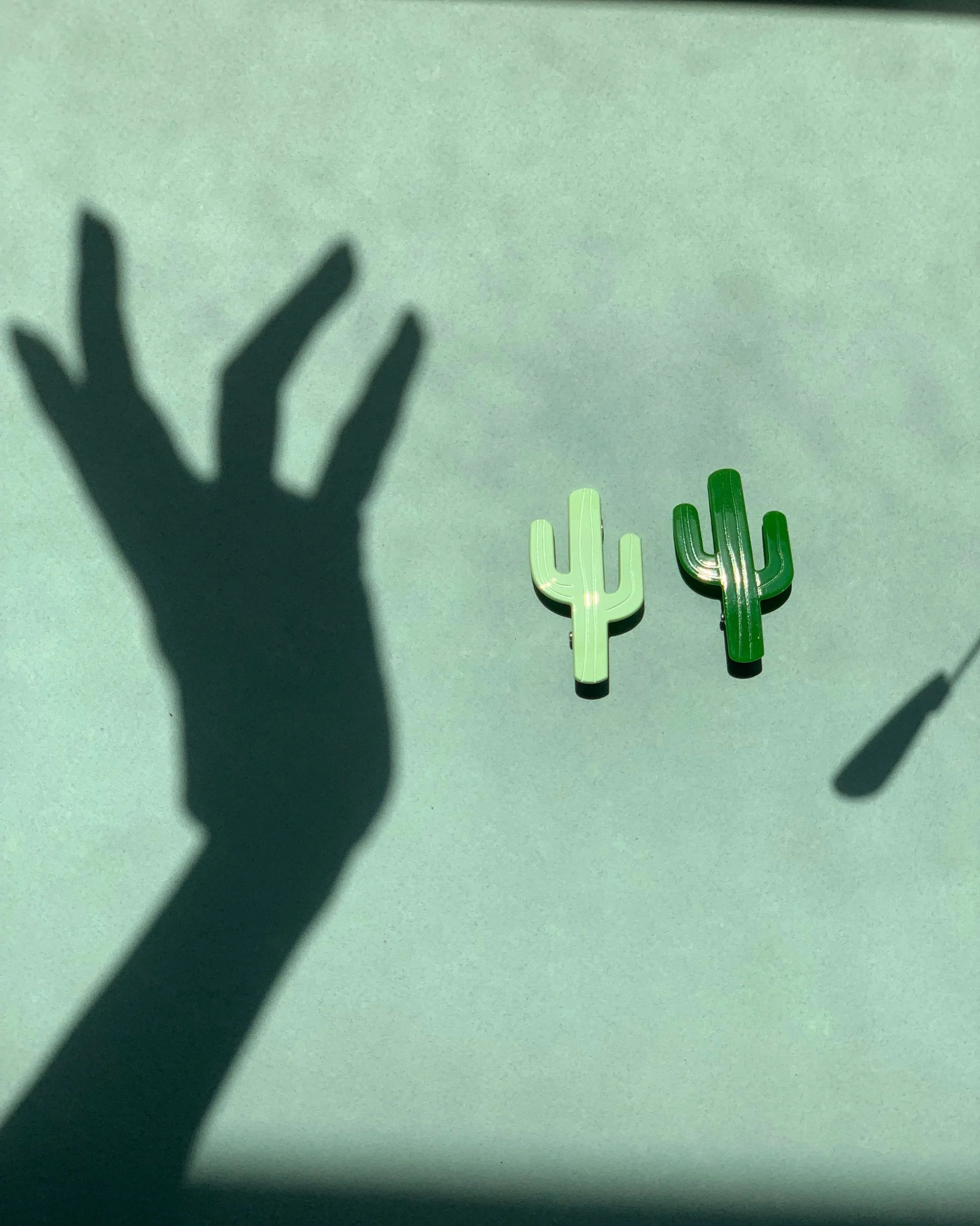 Hair Clip cactus (available in 2 colors)