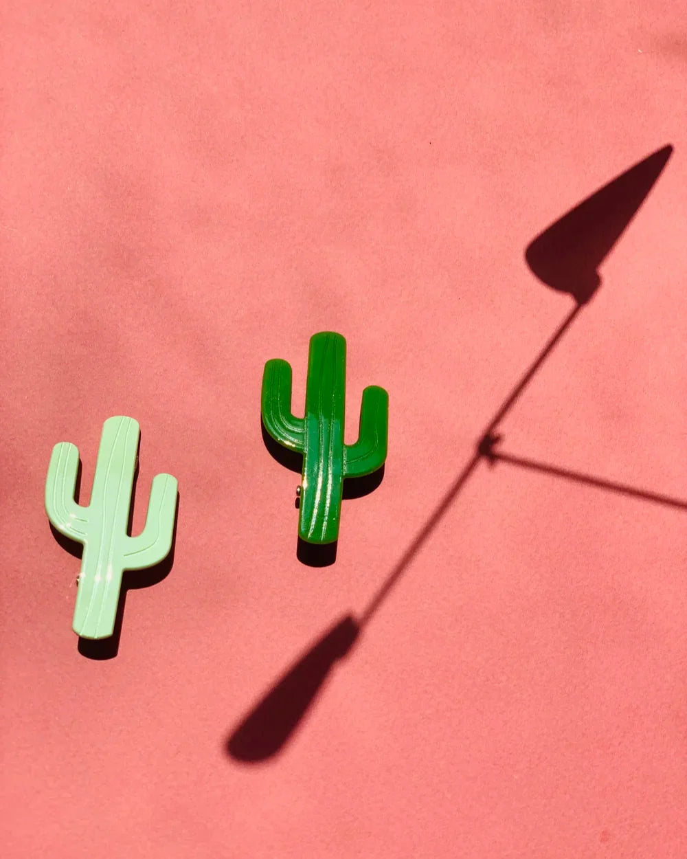 Hair Clip cactus (available in 2 colors)