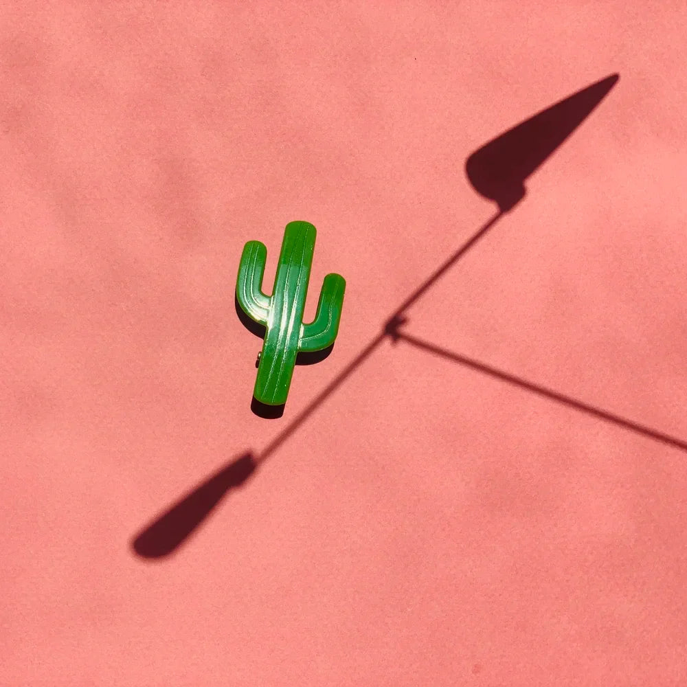 Hair Clip cactus (available in 2 colors)