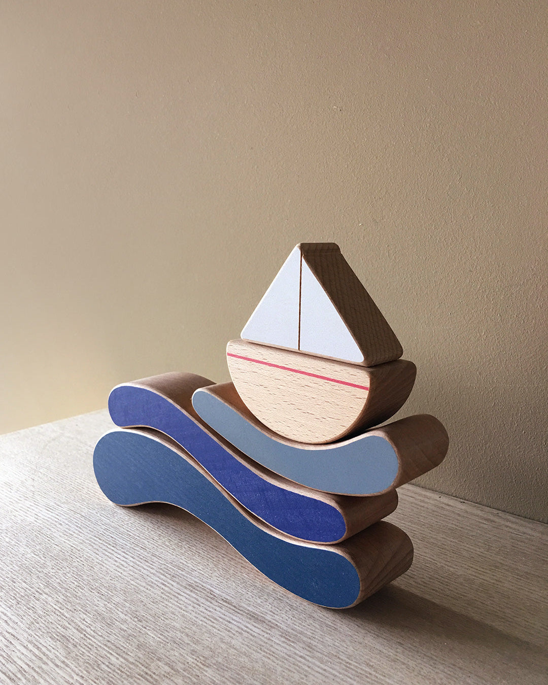 Wooden Toy "Boat and Waves"