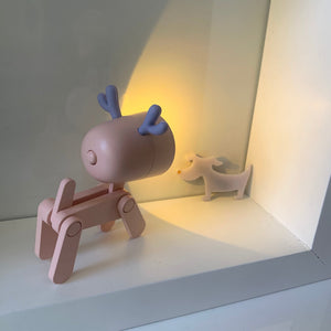 Little Monster-Chasing Flashlight Reindeer ❄️🌙 (available in 6 colors)