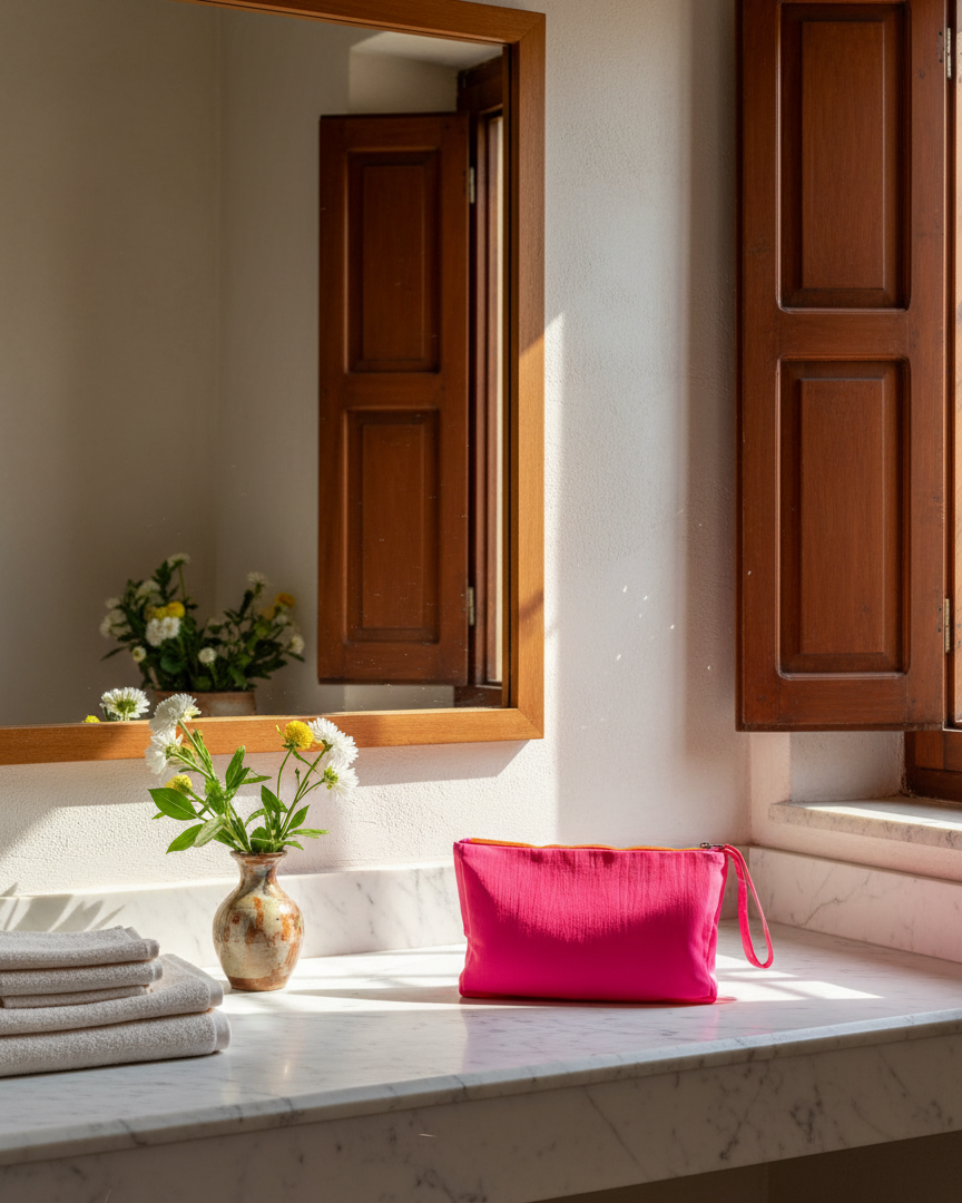 Toiletry Pouch PEREJIL (available in 4 colors)