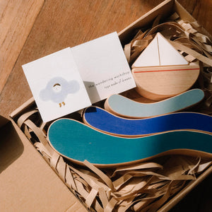 Wooden Toy "Boat and Waves"