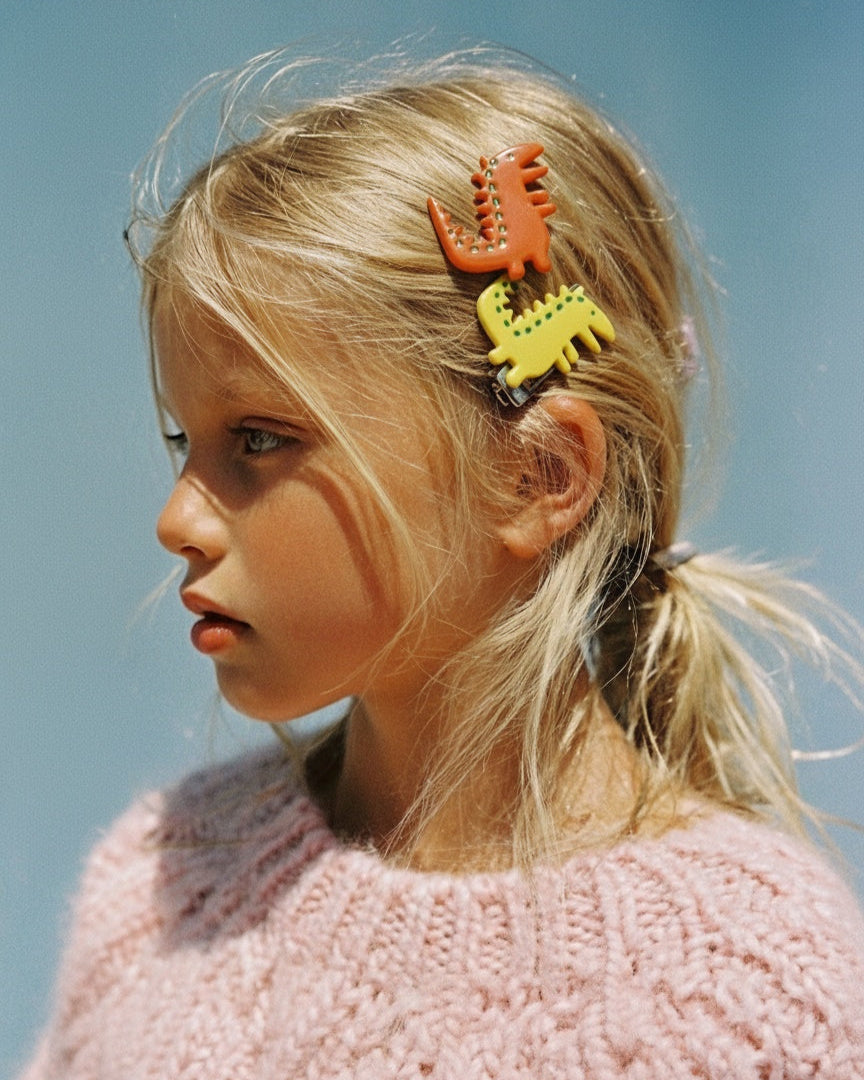 Hair Clip dino (available in 3 colors)