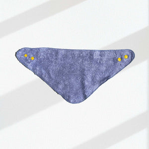 Bandana Bib de cotton terry lilac