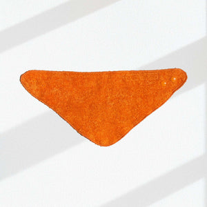 Bandana Bib de cotton terry orange