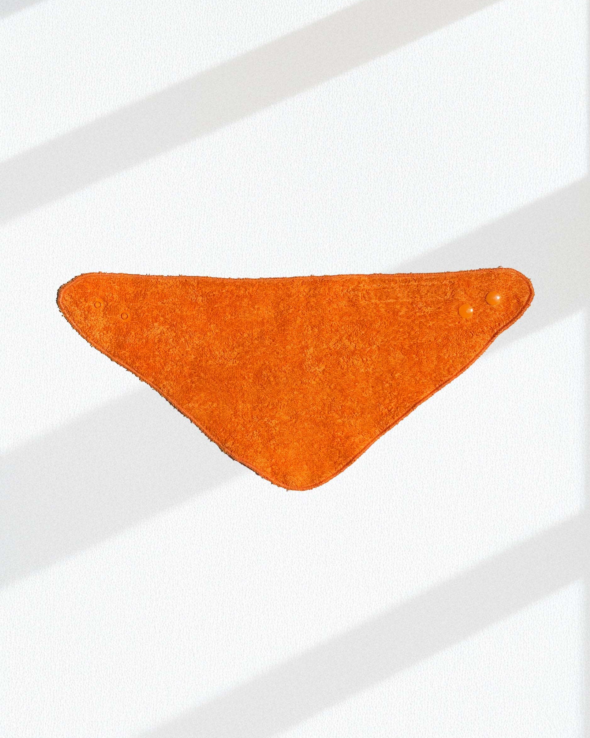 Bandana Bib de cotton terry orange