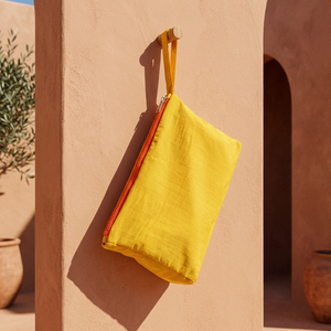 Toiletry Pouch "Organized Chaos" (Yellow) - Your Adventure Helper
