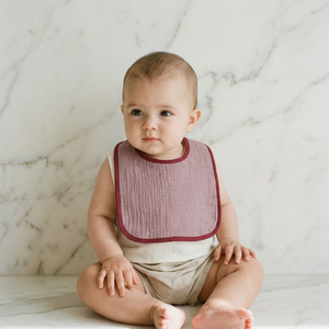 Pack of 2 bibs reversibles cotton