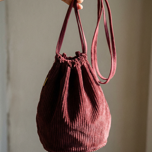 Multi-Purpose Bag ROMA corduroy burgundy
