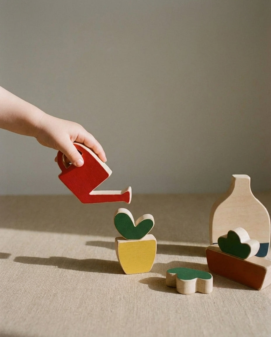 Wooden Toy "ON THE TERRACE"
