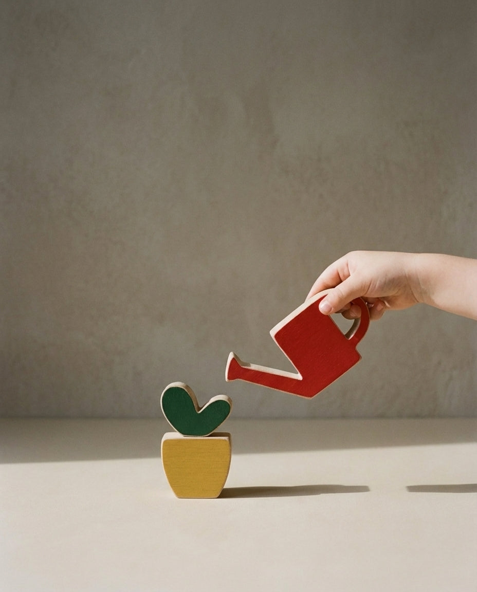 Wooden Toy "ON THE TERRACE"