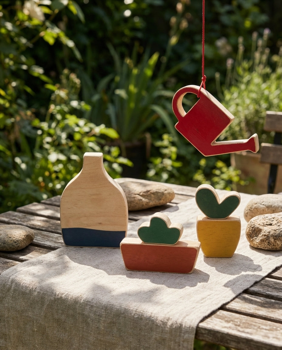 Wooden Toy "ON THE TERRACE"