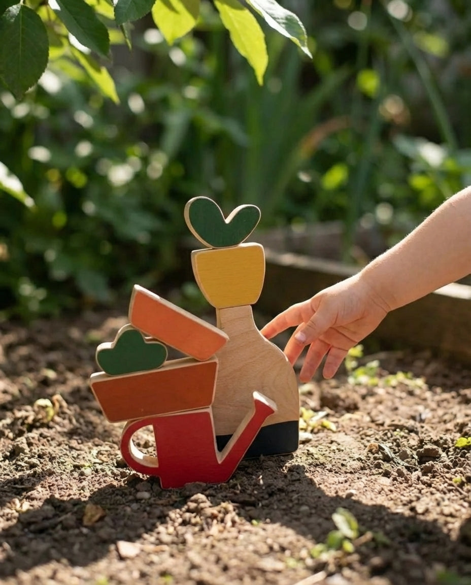 Wooden Toy "ON THE TERRACE"