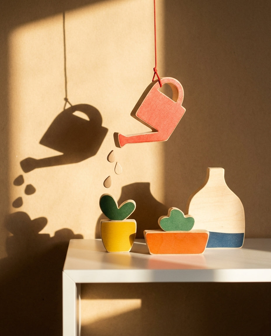 Wooden Toy "ON THE TERRACE"