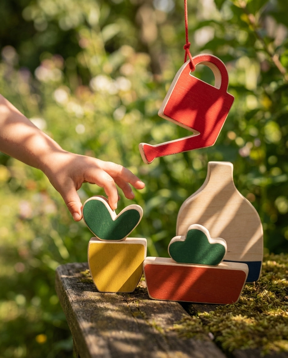 Wooden Toy "ON THE TERRACE"